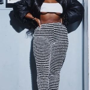 Y2k style striped pants